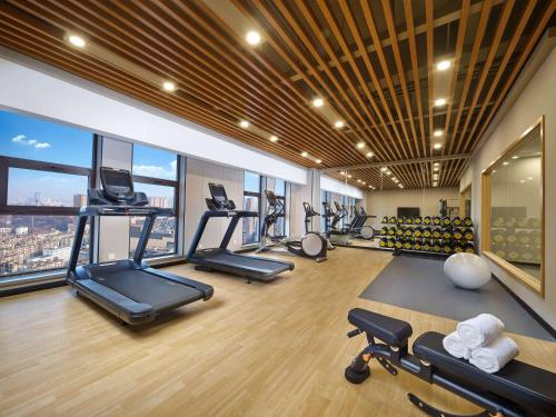 Pusat kecergasan dan/atau kemudahan kecergasan di Hilton Garden Inn Anshan
