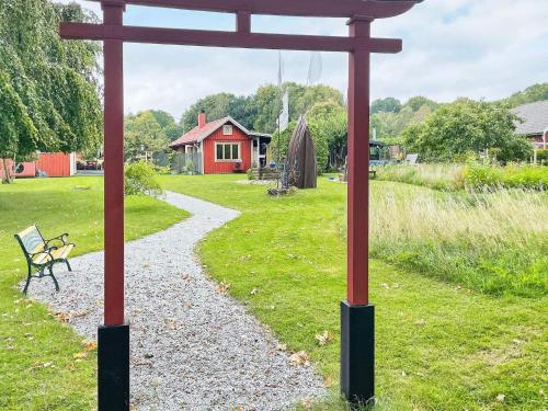 Zahrada ubytování 6 person holiday home in VÄXJÖ-By Traum