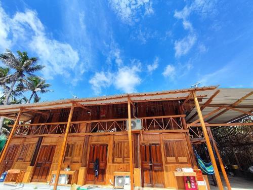 Μπαλκόνι ή βεράντα στο Mộc Homestay Đảo Phú Quý