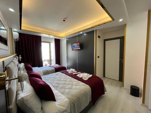 Lale Sultan Hotelにあるベッド