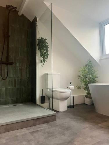Ένα μπάνιο στο Canalside Terrace-Boutique Stay Worcester City