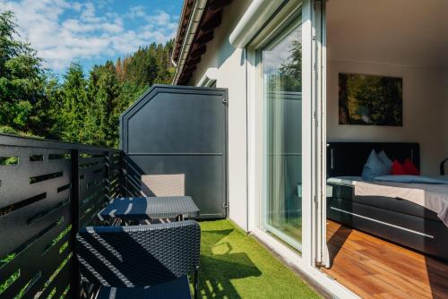 Balkón nebo terasa v ubytování Hotel Hafermarkt