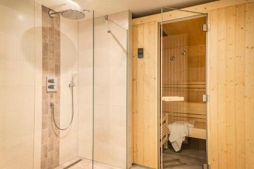 Koupelna v ubytování Haus Strandläufer Apartment 1 6 DeichLounge