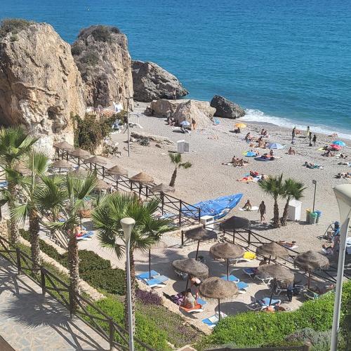 Old town Nerja, stunning sea views
