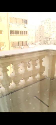 a view of a building from a window at شقه فندقيه المهندسين in Cairo