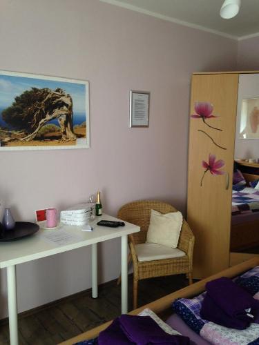 Ένα ή περισσότερα κρεβάτια σε δωμάτιο στο Haus Silbertal