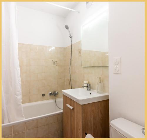 Ett badrum på Appartement T2 Sublime situé à LES GETS
