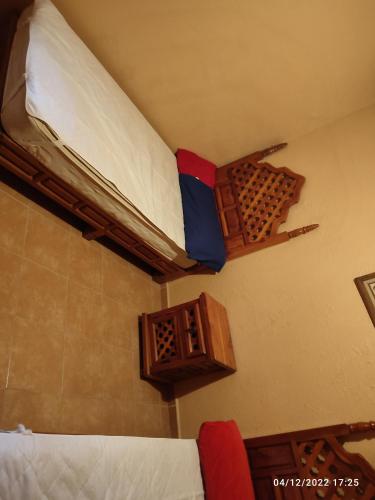 Cama o camas de una habitación en Casa Alpuyeca