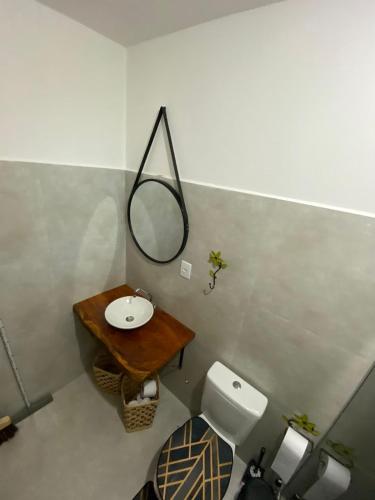 Bilik mandi di Chalés D'Lis