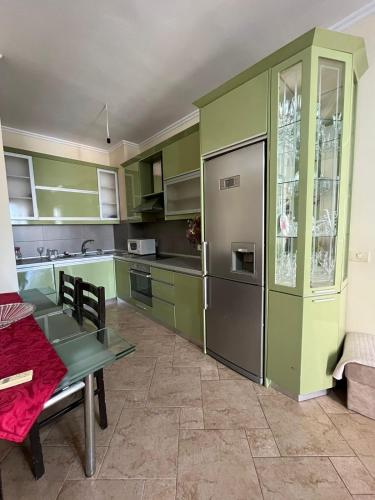 Kuchyň nebo kuchyňský kout v ubytování Buneci apartment