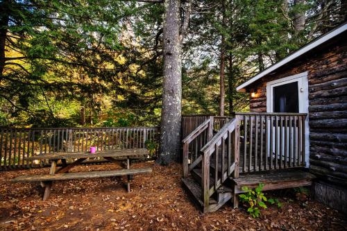 Taman di luar Pemi Cabins