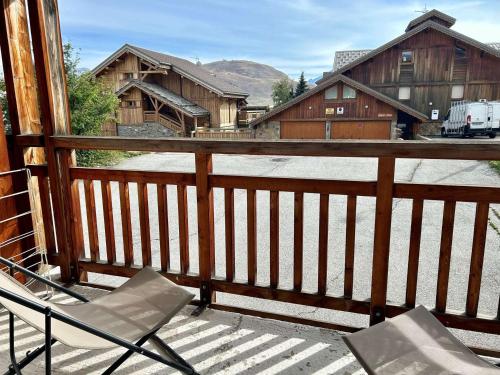 Charmant Studio 4p avec Terrasse Sud – Proche Pistes & Commerces – Alpe d'Huez - FR-1-405-339
