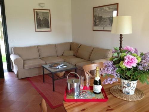 Χώρος καθιστικού στο Agriturismo Dominio di Bagnoli