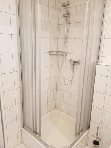 Koupelna v ubytování Hotel Mühleneck