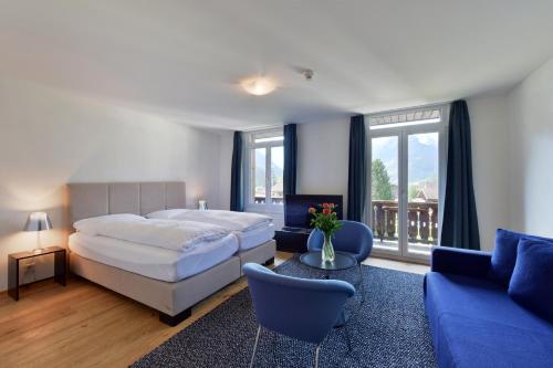 Postel nebo postele na pokoji v ubytování Hotel Sternen