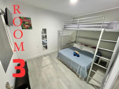 Letto o letti in una camera di B&b paraiso tenerife