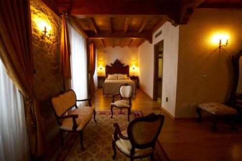 Postel nebo postele na pokoji v ubytování Hotel Vila do Val