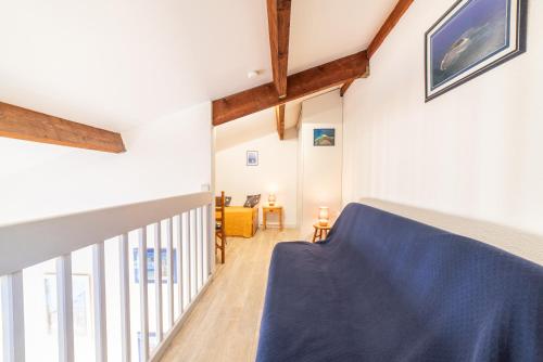 Postel nebo postele na pokoji v ubytování Mas Bleu