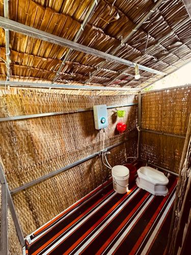 Koupelna v ubytování Phú Sĩ Homestay và Seafood Núi Cấm