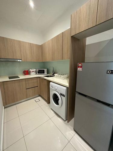 Kuchyň nebo kuchyňský kout v ubytování Leisure Home-1Bedroom