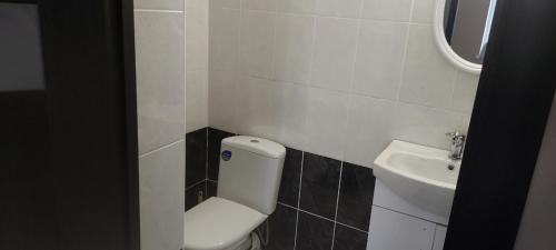 Salle de bains dans l'établissement вулиця Нагiрна