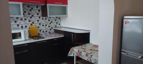 Cuisine ou kitchenette dans l'établissement вулиця Нагiрна
