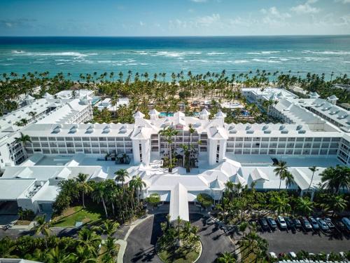 an aerial view of the resort and the ocean at Riu Palace Macao - Adults Only - All Inclusive Elite Club in Punta Cana