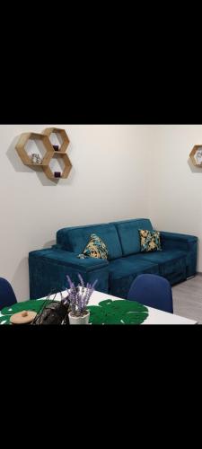 Χώρος καθιστικού στο Apartament Pod Klonem