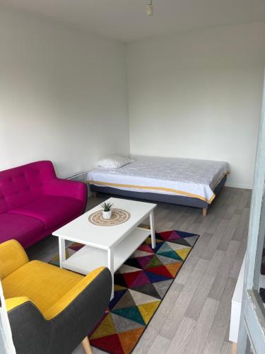 Llit o llits en una habitació de Appartement