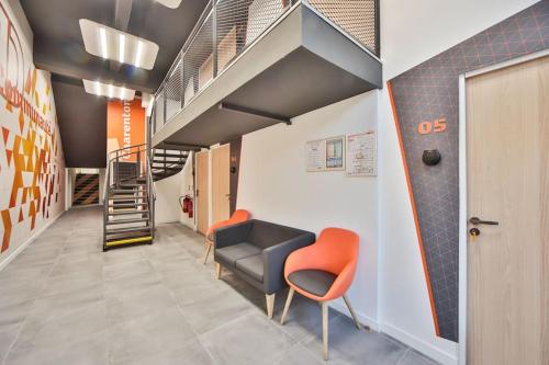 Posezení v ubytování 16.Studio#Charenton#Fitness#Cinema