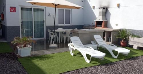 Patio nebo venkovní prostory v ubytování Caleta de Interian Loft Sasy