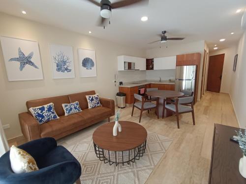 Posezení v ubytování Luxury & Modern Apartments in Tulum Top Amenities By Yeah