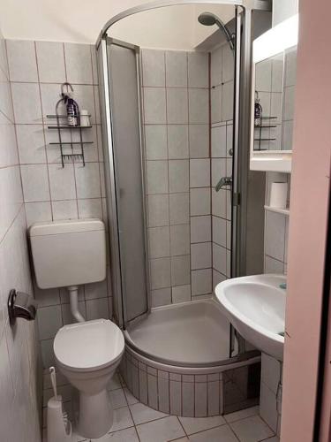 Um banheiro em Graz city centr apartment