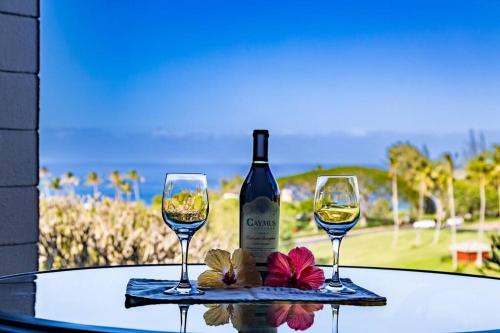 Nápoje v ubytování Kapalua Ridge Villa 612- Ground floor, ocean view, updated Kapalua Ridge
