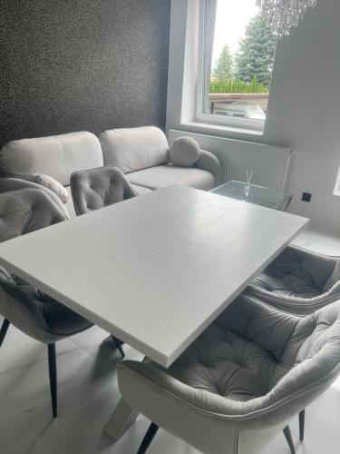 Χώρος καθιστικού στο Apartmány Ambiente