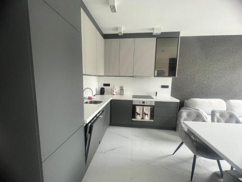 Η κουζίνα ή μικρή κουζίνα στο Apartmány Ambiente