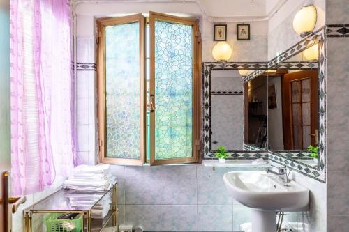 Koupelna v ubytování Il borgo al mare