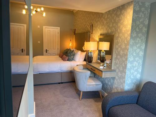 Katil atau katil-katil dalam bilik di Ambleside Fell Rooms