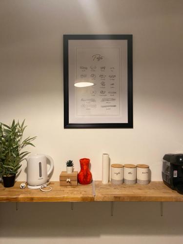 Kemudahan buat kopi dan teh di Le petit paradis de Lille