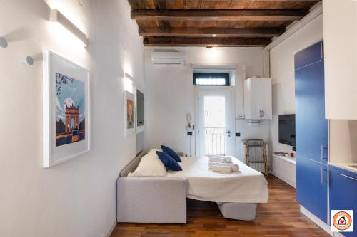 Ένα ή περισσότερα κρεβάτια σε δωμάτιο στο Nido Milanese - Bocconi, Navigli, Duomo