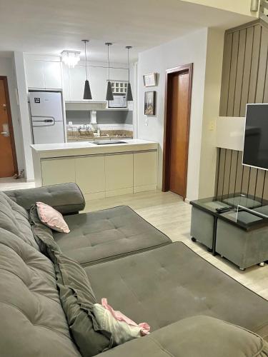 Η κουζίνα ή μικρή κουζίνα στο Saint Sebastian Flat 615 - Com Hidro! até 4 pessoas, Duplex, no centro