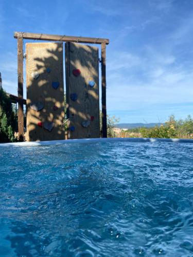 an indoor rock climbing gym in the water at B&B La casa dei cuori in Millesimo