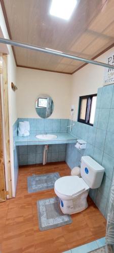 Ένα μπάνιο στο Corcovado Bungalows