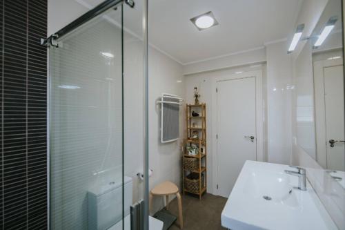 Ένα μπάνιο στο Villa Exclusiva Balcón Rosa mirando a Torrevieja