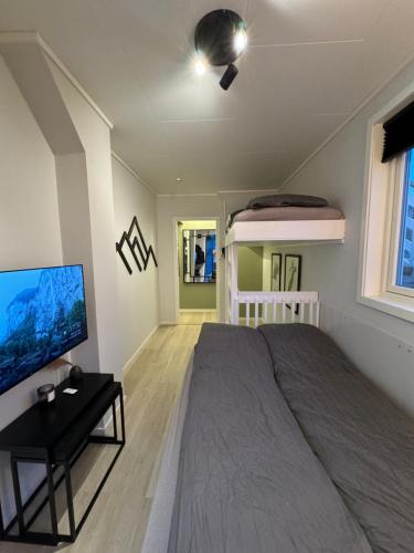 Postel nebo postele na pokoji v ubytování NEW! Modern - Central - Cozy place by the Sherpa stairs