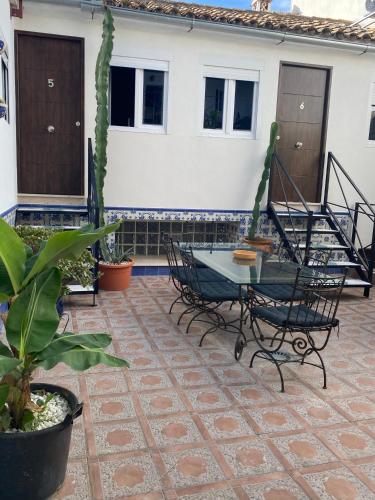 Balkoni atau teres di Apartamentos Algodonales