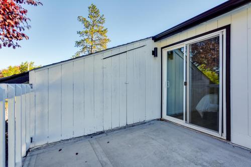 a house with a large sliding glass door at Retreat near UO, Autzen Stadium, Amazon Park (# 1) in Eugene