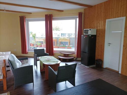 Kuchyň nebo kuchyňský kout v ubytování Apartmán ANSAT Opatovská 20