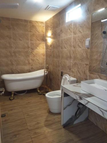 Vannituba majutusasutuses Villa Bari Loft