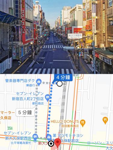 Shinjuku-2minutes Shin-Okubo駅 Very good location